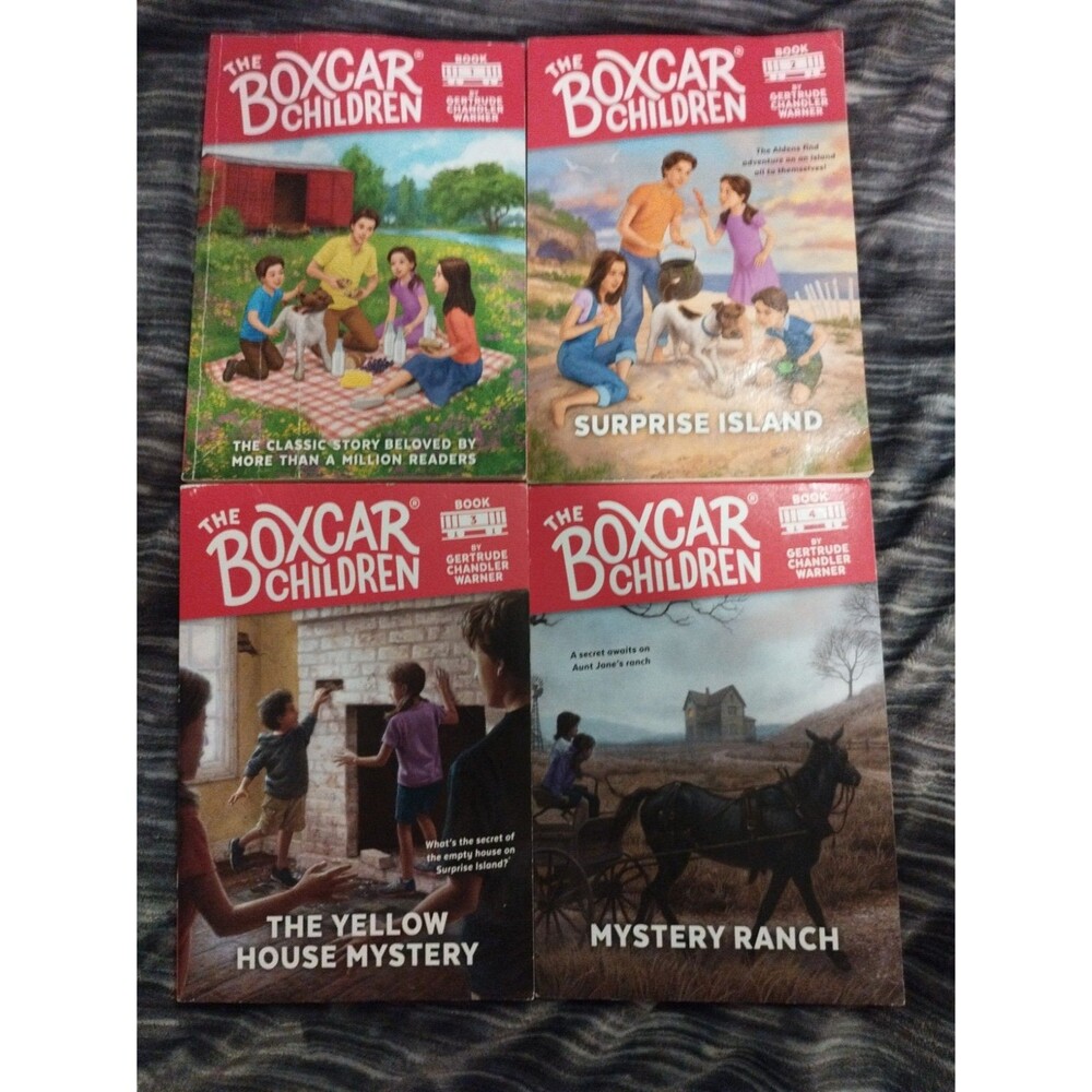 The Boxcar Children Books 1-4 - Paperbacks